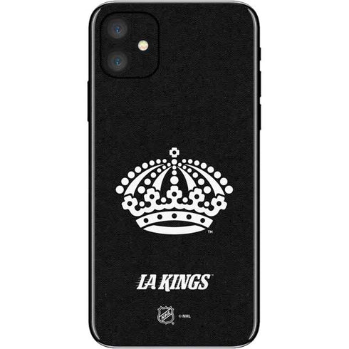 NHL Los Angeles Kings Black Background iPhone 11 Skin