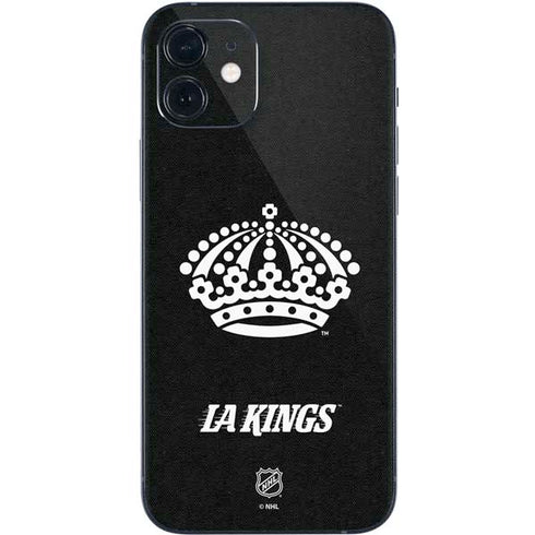 NHL Los Angeles Kings Black Background iPhone 12 Mini Skin