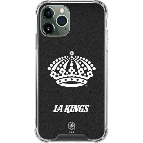 NHL Los Angeles Kings Black Background iPhone 12 Pro Clear Case