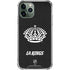 NHL Los Angeles Kings Black Background iPhone 12 Pro Clear Case