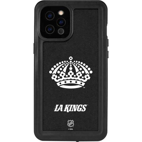 NHL Los Angeles Kings Black Background iPhone 12 Pro Max Waterproof Case