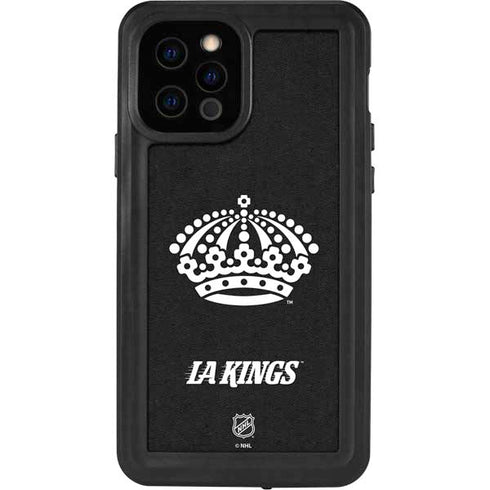 NHL Los Angeles Kings Black Background iPhone 12 Pro Waterproof Case