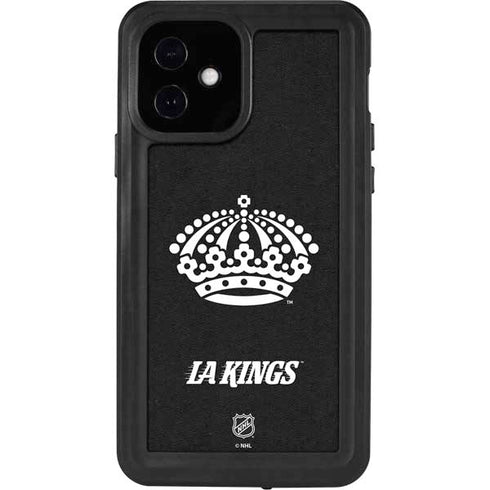 NHL Los Angeles Kings Black Background iPhone 12 Waterproof Case