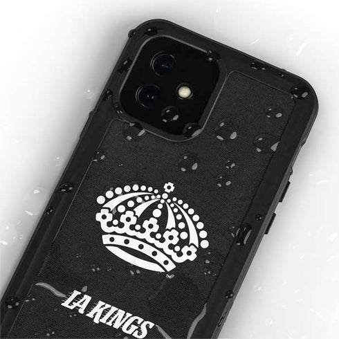 NHL Los Angeles Kings Black Background iPhone 12 Waterproof Case