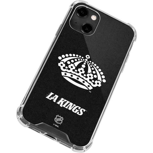 NHL Los Angeles Kings Black Background iPhone 13 Clear Case