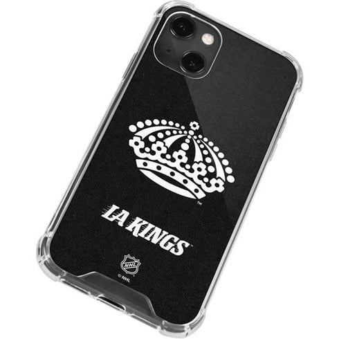 NHL Los Angeles Kings Black Background iPhone 13 Mini Clear Case