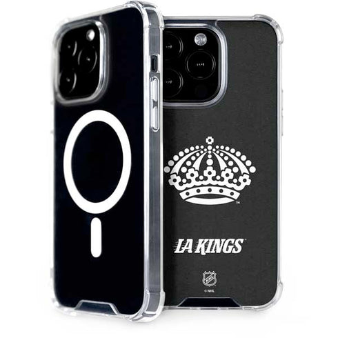 NHL Los Angeles Kings Black Background iPhone Cases