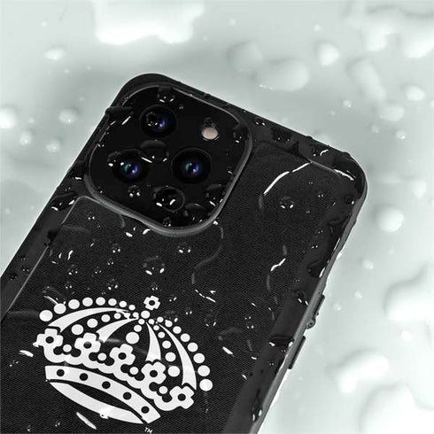 NHL Los Angeles Kings Black Background iPhone 14 Pro Max Waterproof Case