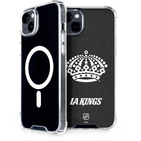 NHL Los Angeles Kings Black Background iPhone 15 Plus MagSafe Case