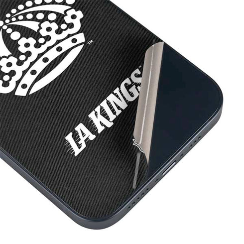 NHL Los Angeles Kings Black Background iPhone 15 Plus Skin