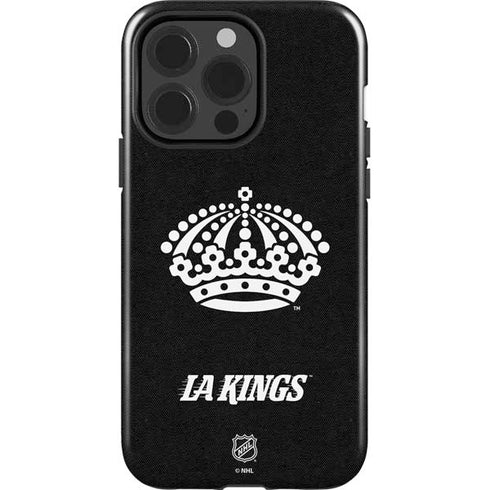 NHL Los Angeles Kings Black Background iPhone 15 Pro Impact Case