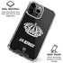 NHL Los Angeles Kings Black Background iPhone 15 Pro Max Clear Case