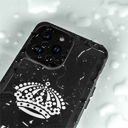 NHL Los Angeles Kings Black Background iPhone 15 Pro Waterproof Case
