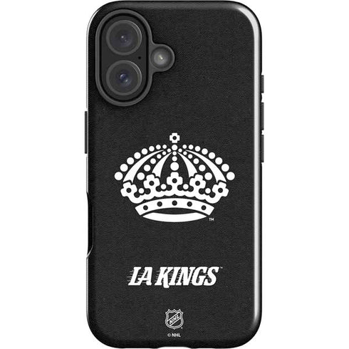 NHL Los Angeles Kings Black Background iPhone 16 Impact Case