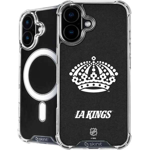 NHL Los Angeles Kings Black Background iPhone 16 MagSafe Case