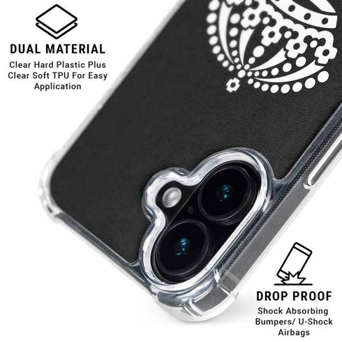 NHL Los Angeles Kings Black Background iPhone 16 MagSafe Case