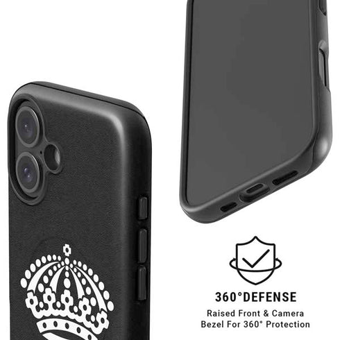 NHL Los Angeles Kings Black Background iPhone 16 Magsafe Impact Case