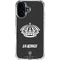 NHL Los Angeles Kings Black Background iPhone 16 Plus Clear Case