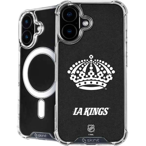 NHL Los Angeles Kings Black Background iPhone 16 Plus MagSafe Case