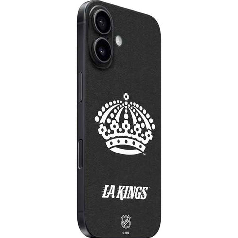 NHL Los Angeles Kings Black Background iPhone 16 Plus Skin