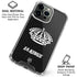 NHL Los Angeles Kings Black Background iPhone 16 Pro Clear Case