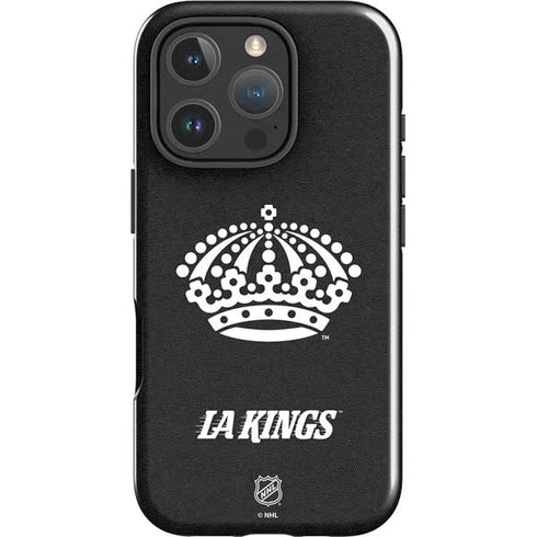 NHL Los Angeles Kings Black Background iPhone 16 Pro Impact Case