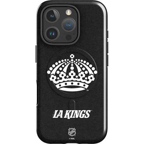NHL Los Angeles Kings Black Background iPhone 16 Pro Max Magsafe Impact Case
