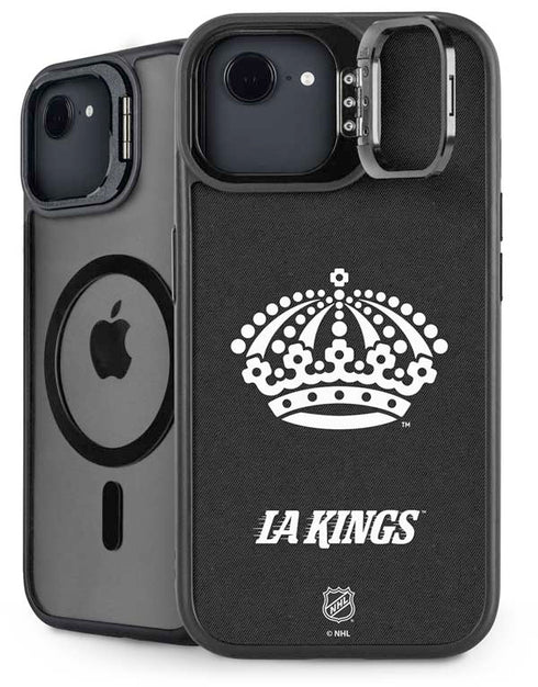 NHL Los Angeles Kings Black Background iPhone 16e Kickstand Case
