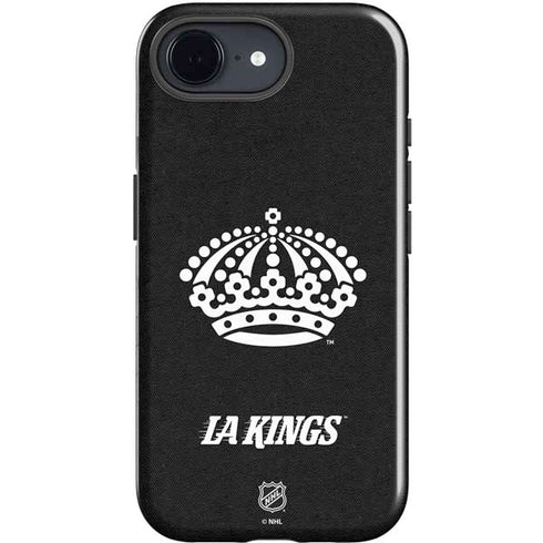 NHL Los Angeles Kings Black Background iPhone 16e Impact Case
