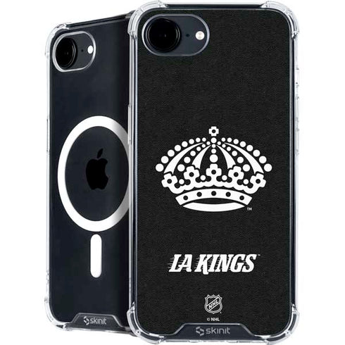NHL Los Angeles Kings Black Background iPhone 16e MagSafe Case
