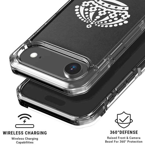 NHL Los Angeles Kings Black Background iPhone 17 Air Clear Case