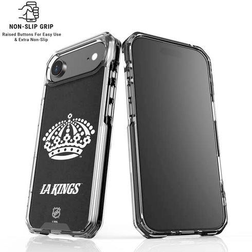 NHL Los Angeles Kings Black Background iPhone 17 Air Clear Case