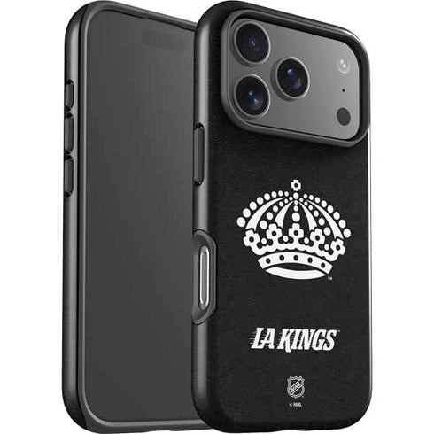 NHL Los Angeles Kings Black Background iPhone 17 Pro Impact Case