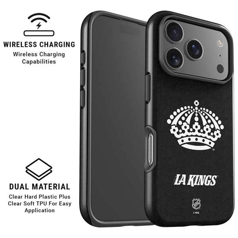 NHL Los Angeles Kings Black Background iPhone 17 Pro Magsafe Impact Case