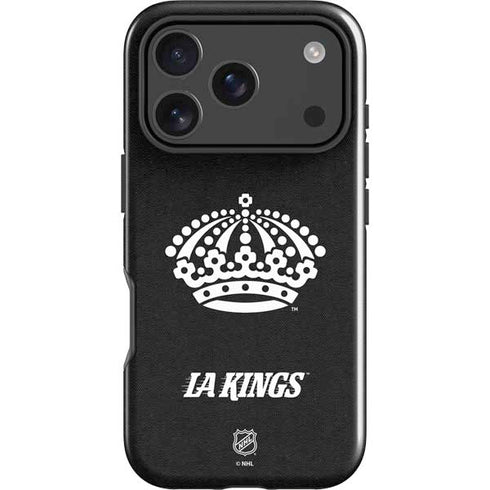 NHL Los Angeles Kings Black Background iPhone 17 Pro Max Impact Case