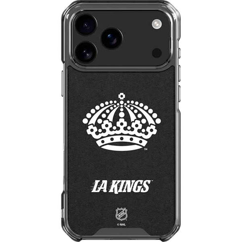 NHL Los Angeles Kings Black Background iPhone 18 Pro Max Clear Case