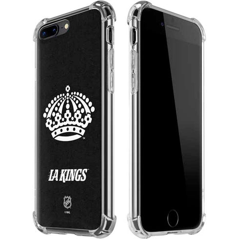 NHL Los Angeles Kings Black Background iPhone 7/8 Plus Clear Case