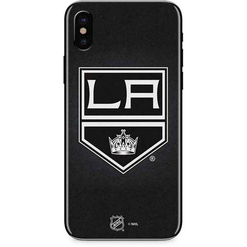 NHL Los Angeles Kings Black Background iPhone X Skin