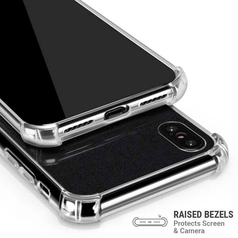 NHL Los Angeles Kings Black Background iPhone X/XS Clear Case