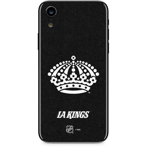 NHL Los Angeles Kings Black Background iPhone XR Skin