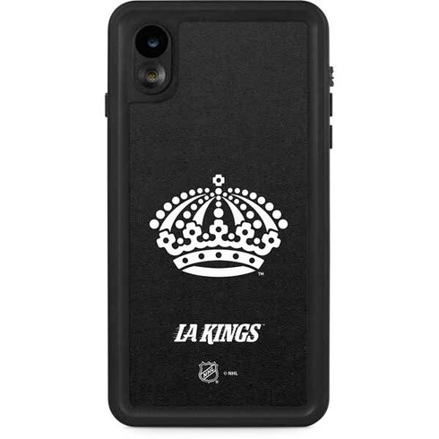 NHL Los Angeles Kings Black Background iPhone Cases