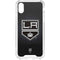 NHL Los Angeles Kings Black Background iPhone XS Clear Case