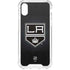 NHL Los Angeles Kings Black Background iPhone XS Clear Case