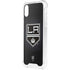 NHL Los Angeles Kings Black Background iPhone XS Clear Case