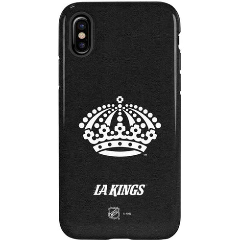 NHL Los Angeles Kings Black Background iPhone XS Pro Case