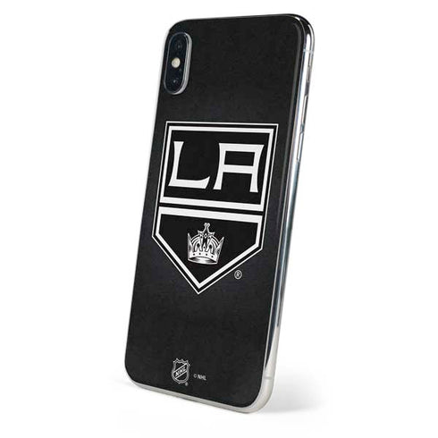 NHL Los Angeles Kings Black Background iPhone XS Skin