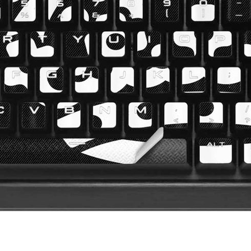 NHL Los Angeles Kings Black Background K95 RGB PLATINUM Mechanical Gaming Keyboard Skin