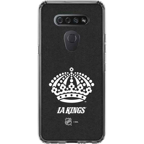 NHL Los Angeles Kings Black Background LG K51/Q51 Clear Case