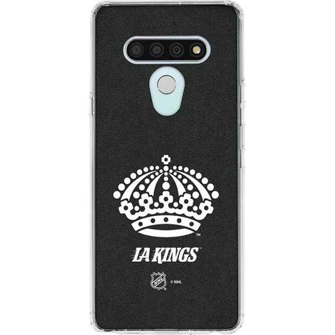 NHL Los Angeles Kings Black Background LG Stylo 6 Clear Case