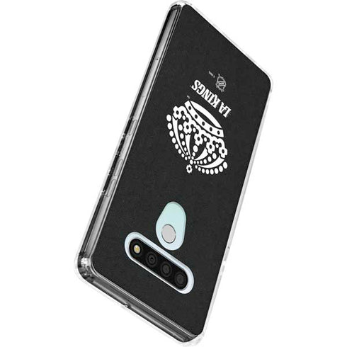 NHL Los Angeles Kings Black Background LG Stylo 6 Clear Case